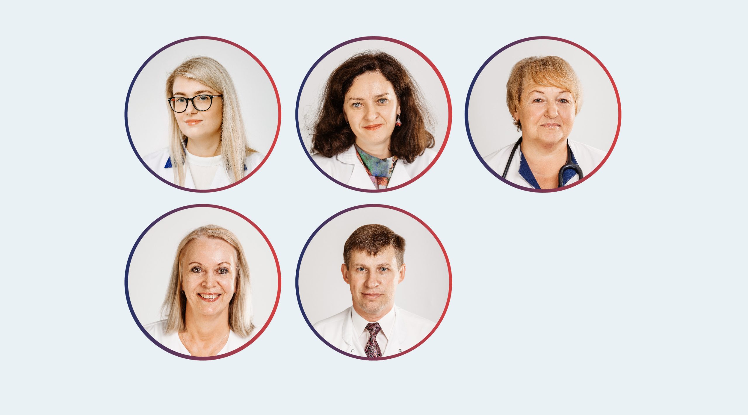 The team of family doctors is ready to help you